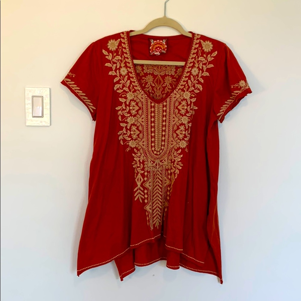 Johnny Was T shirt Size M